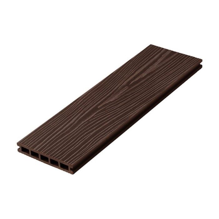 Террасная доска из ДПК RusDecking UnoDeck Ultra Венге 4000х150х24 мм