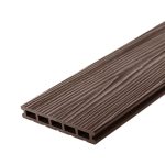 Террасная доска из ДПК RusDecking UnoDeck Mogano Венге 3000х165х24 мм