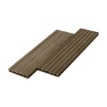 Террасная доска из ДПК RusDecking UnoDeck Mogano Орех 4000х165х24 мм