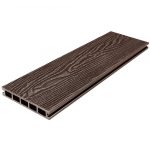 Террасная доска из ДПК RusDecking UnoDeck Vintage Венге 3000х150х24 мм