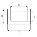 Балясина из ДПК Woodvex Select Венге 2250х60х40 мм