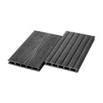 Террасная доска из ДПК RusDecking UnoDeck Mogano Графит 3000х165х24 мм