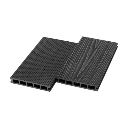 Террасная доска из ДПК RusDecking UnoDeck Ultra Графит 3000х150х24 мм