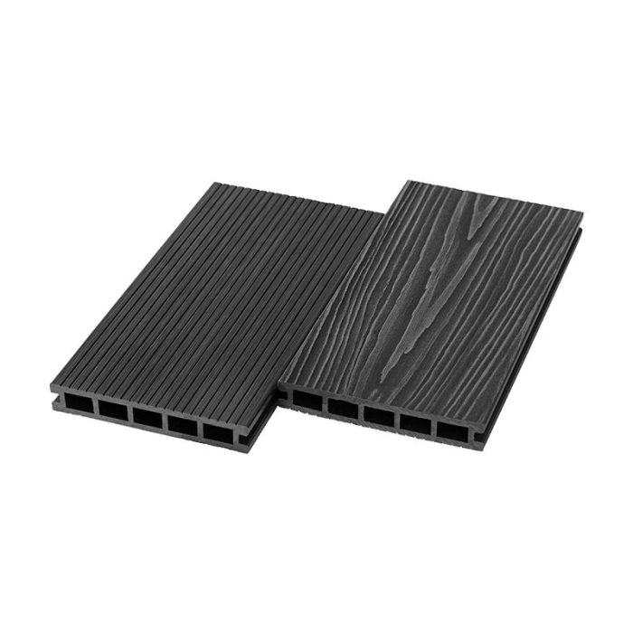 Террасная доска из ДПК RusDecking UnoDeck Ultra Графит 3000х150х24 мм