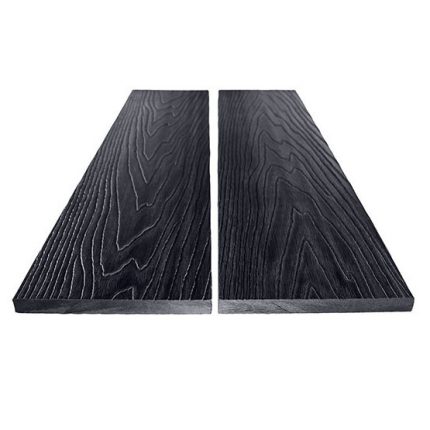 Заборная доска из ДПК RusDecking UnoDeck Forte Графит-30 4000х140х13 мм