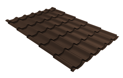 Профиль волновой Классик ("Classic") 0,45 Drap ST RAL 8017 шоколад