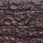 Фасадная панель FineBer Камень дикий Коричневый 995х439 мм