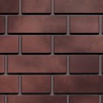 Фасадная панель FineBer Клинкерный Кирпич 3D Керамический черный 1045х440 мм
