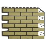 Фасадная панель FineBer Баварский Кирпич Песочный 665х570 мм