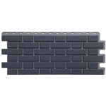 Фасадная панель FineBer Клинкерный кирпич Графит 1045х440 мм