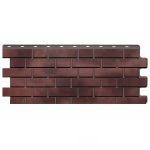 Фасадная панель FineBer Клинкерный Кирпич 3D Керамический черный 1045х440 мм