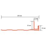 J-фаска Технониколь Оптима Бруния 3000х200х24 мм