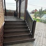 Перила нижние из ДПК Faynag Wood Венге 3000х95х50 мм