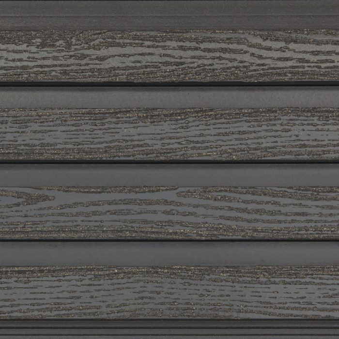 Фасадная доска из ДПК Faynag Wood Рейка Мокрый асфальт 3000х222х26 мм
