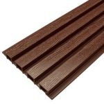 Фасадная доска из ДПК Faynag Wood Рейка Шоколад 3000х222х26 мм