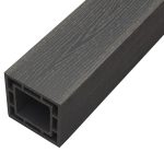 Столб из ДПК Faynag Wood Мокрый асфальт 3000х100х100 мм