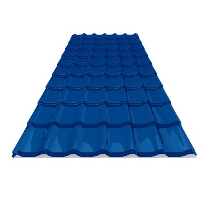 Профиль волновой "Монтеррей" TAKU Лист 1.18 (1.10) PE полиэстер 5005 синий 0.4