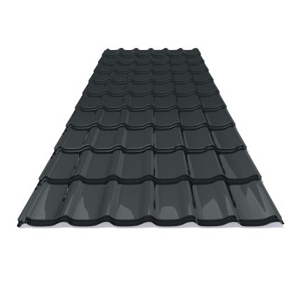 Профиль волновой "Монтеррей" TAKU Лист 1.18 (1.10) PE полиэстер 7024 мокрый асфальт 0.4