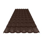 Профиль волновой "Монтеррей" TAKU Лист 1.18 (1.10) PE полиэстер 8017 коричневый 0.4
