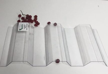 Профилированный поликарбонат 1.3мм бесцветный МП/С-21 Novattro Лист 1,05х3,0